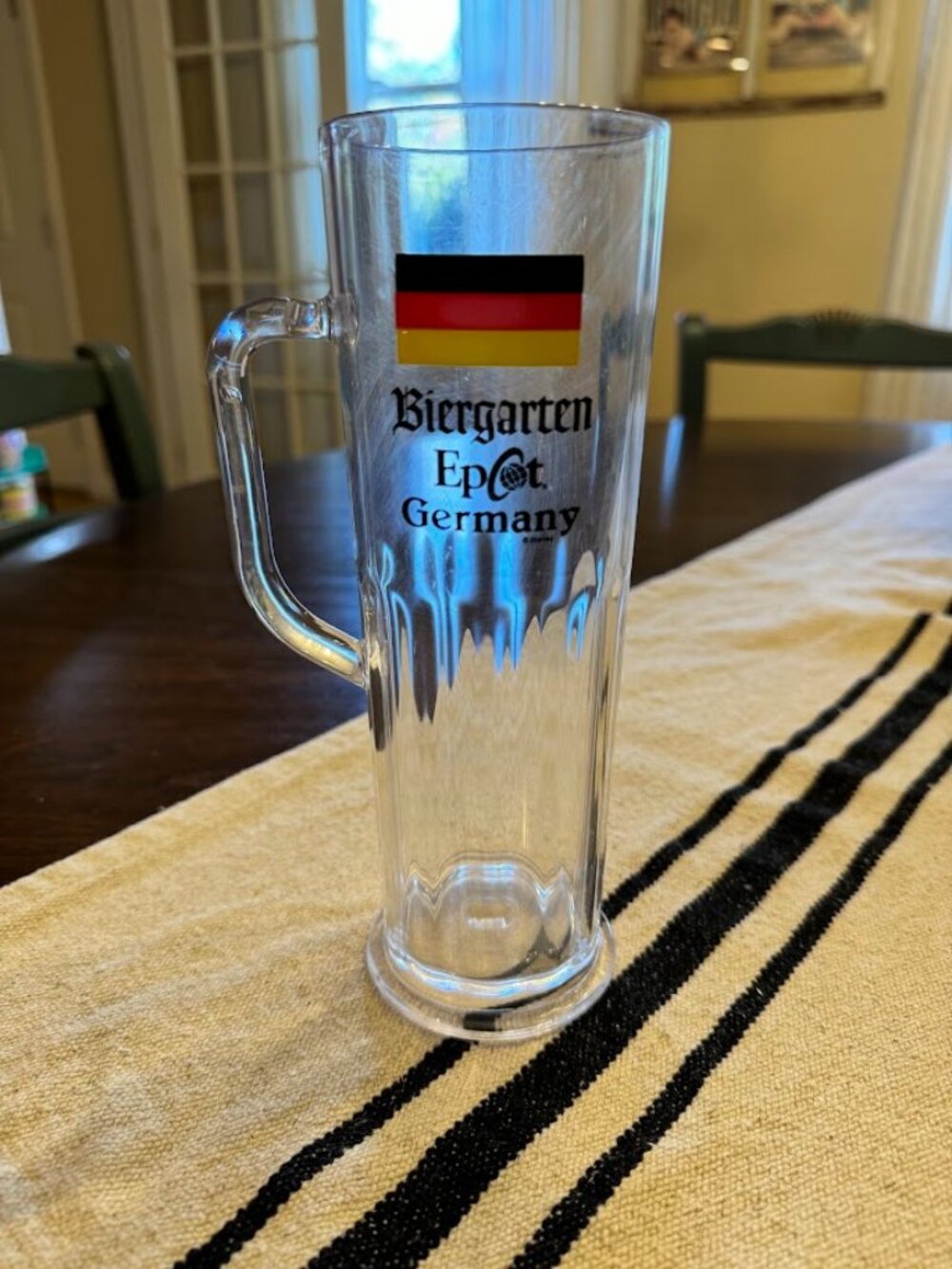 WDW Disney Parks Epcot Germany Biergarten German Beer Glass Mug Stein Plastic